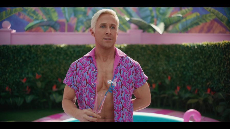 graphic print shirt - Ryan Gosling (Ken) - Barbie (2023) Movie