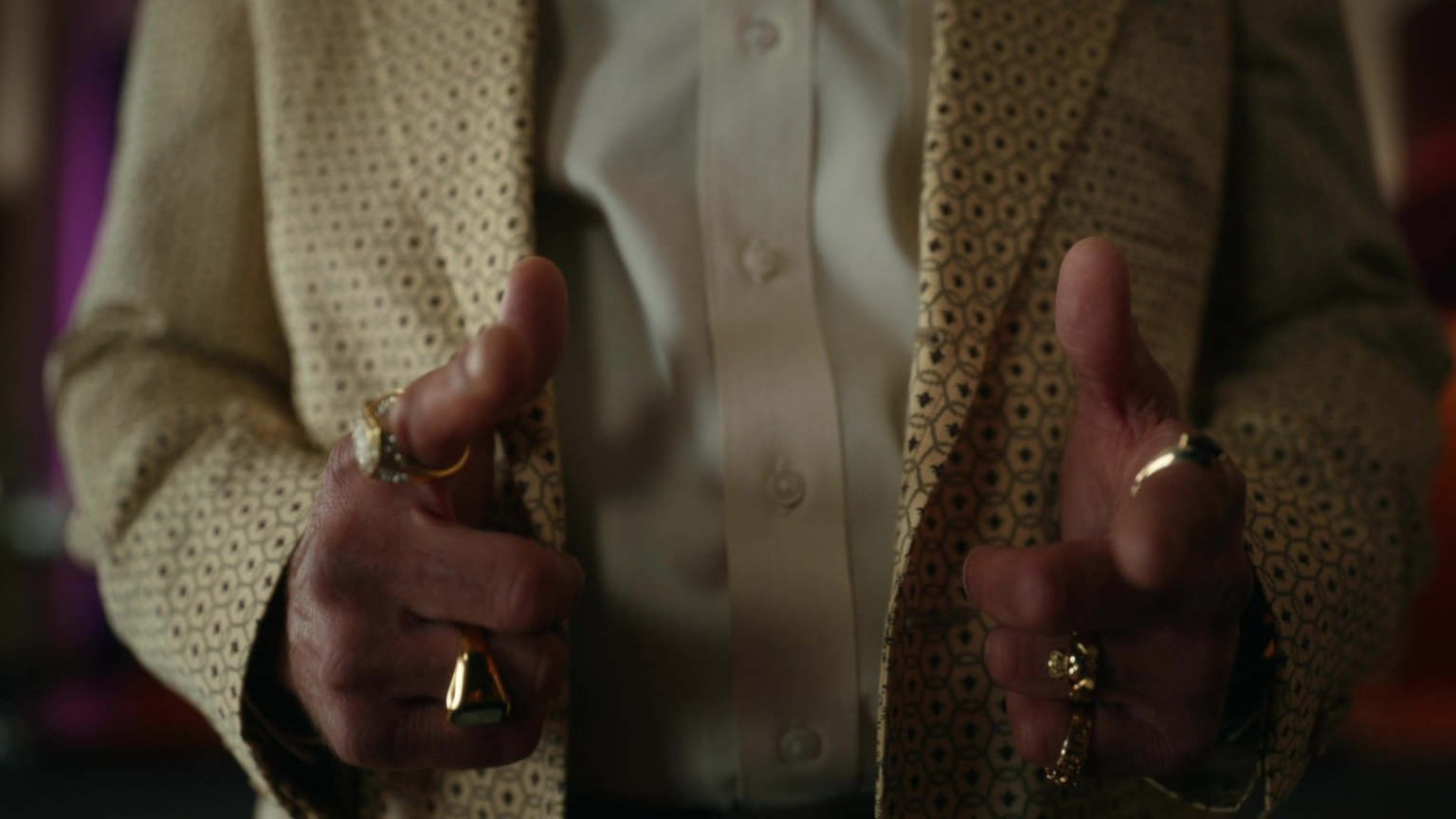 Gold Rings Worn By Walton Goggins As Baby Billy Freeman In The