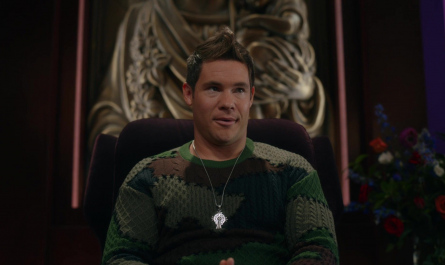 Knit Sweater of Adam DeVine as Kelvin Gemstone Outfit The Righteous Gemstones TV Show