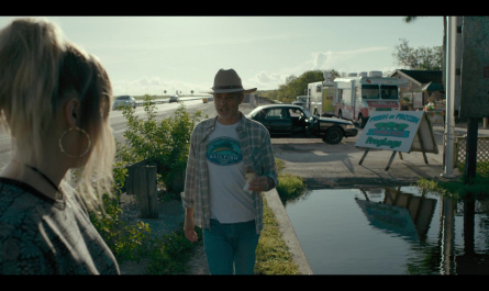 Sailfish Print T-Shirt Worn by Timothy Olyphant as Deputy U.S. Marshal Raylan Givens Outfit Justified: City Primeval TV Show