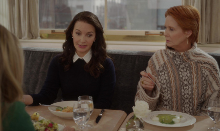 Knit Sweater of Cynthia Nixon as Miranda Hobbes Outfit And Just Like That... TV Show