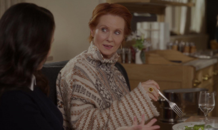 Circle Ring of Cynthia Nixon as Miranda Hobbes Outfit And Just Like That... TV Show