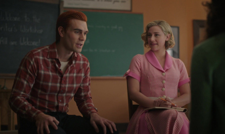 Pink Dress of Lili Reinhart as Betty Cooper Outfit Riverdale TV Show