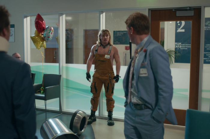 Bib Overalls Worn by Tony Cavalero as Keefe Chambers Outfit The Righteous Gemstones TV Show