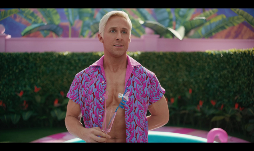 Graphic Print Shirt Worn by Ryan Gosling as Ken