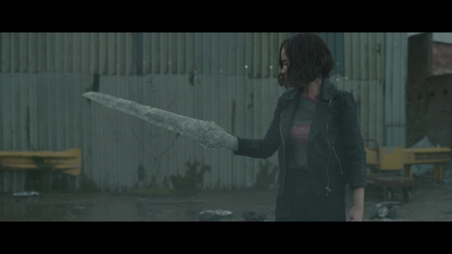 Black Leather Biker Jacket of Emilia Clarke as G'iah