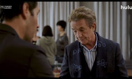 Floral Print Scarf Worn by Martin Short as Oliver Putnam Outfit Only Murders in the Building TV Show
