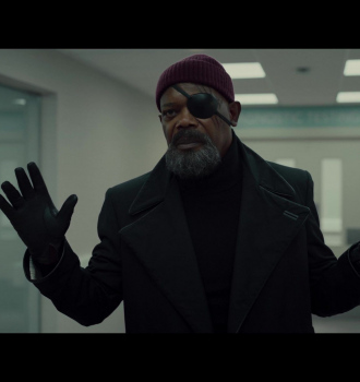 Black Leather Gloves Worn by Samuel L. Jackson as Nick Fury Outfit Secret Invasion TV Show
