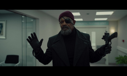 Black Leather Gloves Worn by Samuel L. Jackson as Nick Fury Outfit Secret Invasion TV Show