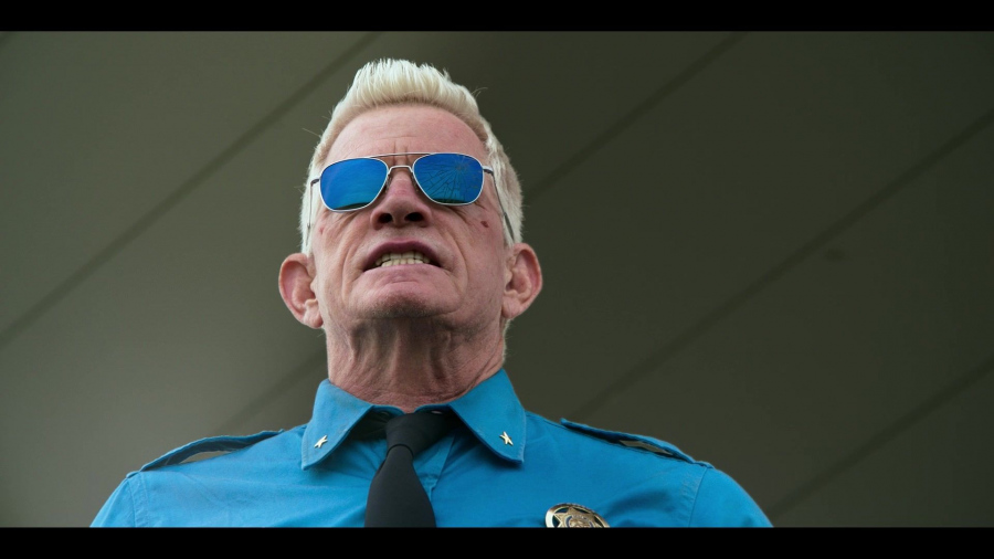 Square Aviator Sunglasses Worn by Thomas Haden Church as Agent Stone