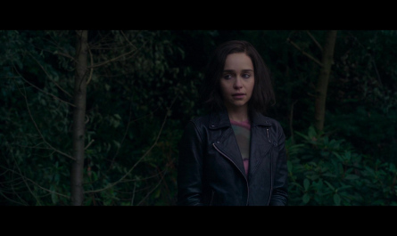 Motorcycle Leather Jacket Worn by Emilia Clarke as G'iah Outfit Secret Invasion TV Show
