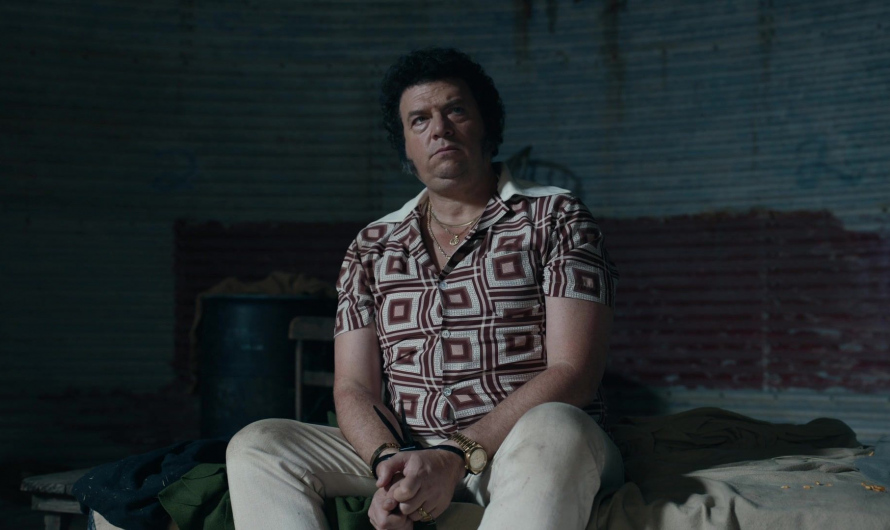 Brown Geometric Print Shirt of Danny McBride as Jesse