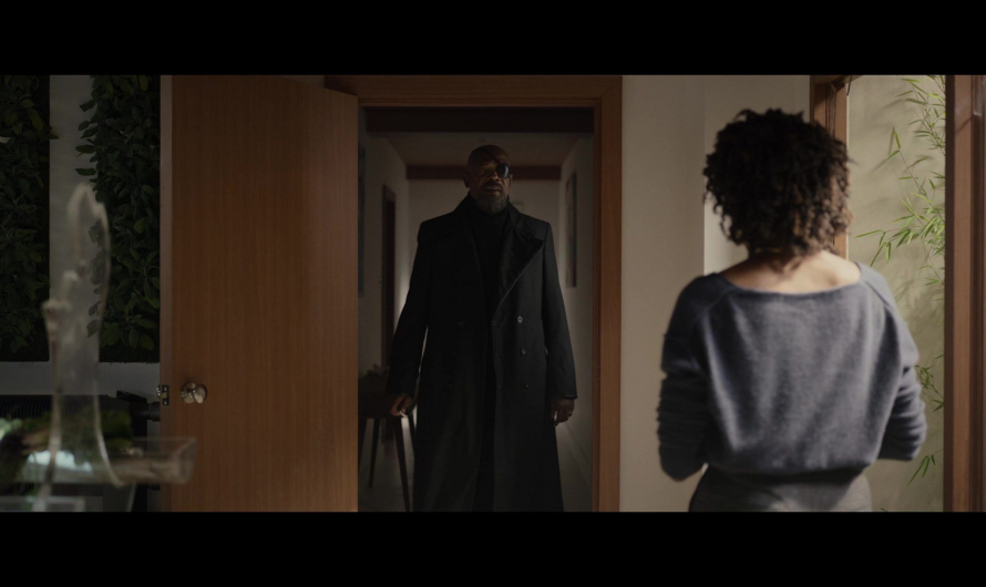 Black Trench Coat Worn by Samuel L. Jackson as Nick Fury