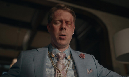 Gold Chain Necklaces with Wings of Tim Baltz as Benjamin Jason "BJ" Barnes Outfit The Righteous Gemstones TV Show