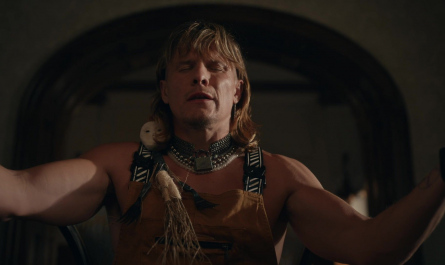 Necklace with Lock Worn by Tony Cavalero as Keefe Chambers Outfit The Righteous Gemstones TV Show