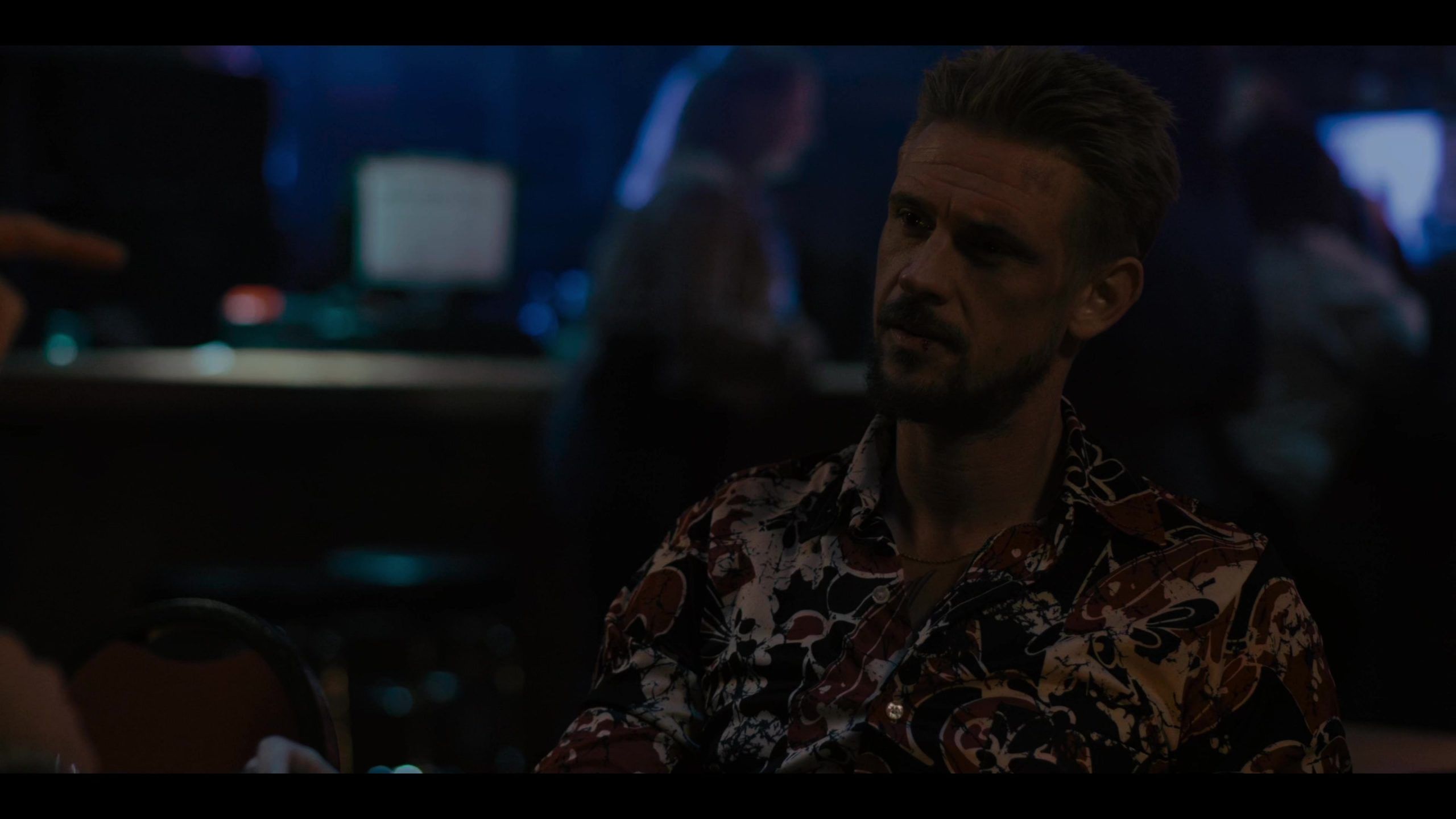 Worn on Justified: City Primeval TV Show - Long Sleeve Shirt of Boyd Holbrook as Clement Mansel, aka The Oklahoma Wildman