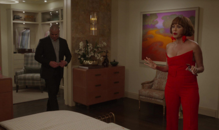 Red Strapless Jumpsuit Worn by Nicole Ari Parker as Lisa Todd Wexley Outfit And Just Like That... TV Show