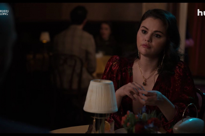 Necklace with Chain Pendant of Selena Gomez as Mabel Outfit Only Murders in the Building TV Show