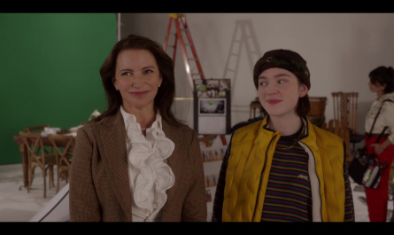 White Blouse Top of Kristin Davis as Charlotte York Goldenblatt Outfit And Just Like That... TV Show