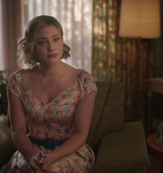 Floral Dress Worn by Lili Reinhart as Betty Cooper Outfit Riverdale TV Show