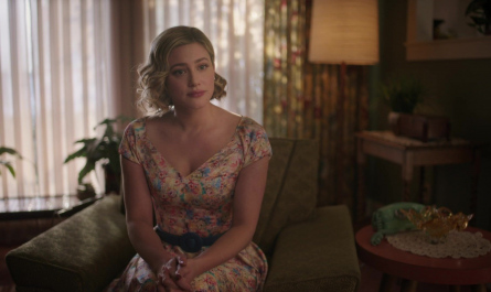 Floral Dress Worn by Lili Reinhart as Betty Cooper Outfit Riverdale TV Show