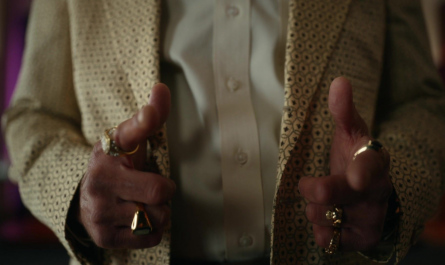Gold Rings Worn by Walton Goggins as Baby Billy Freeman Outfit The Righteous Gemstones TV Show