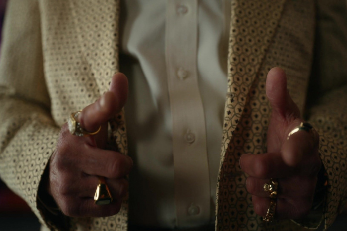 Gold Rings Worn by Walton Goggins as Baby Billy Freeman Outfit The Righteous Gemstones TV Show