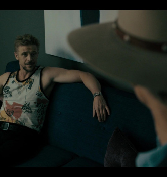 Tank Top Worn by Boyd Holbrook as Clement Mansel, aka The Oklahoma Wildman Outfit Justified: City Primeval TV Show