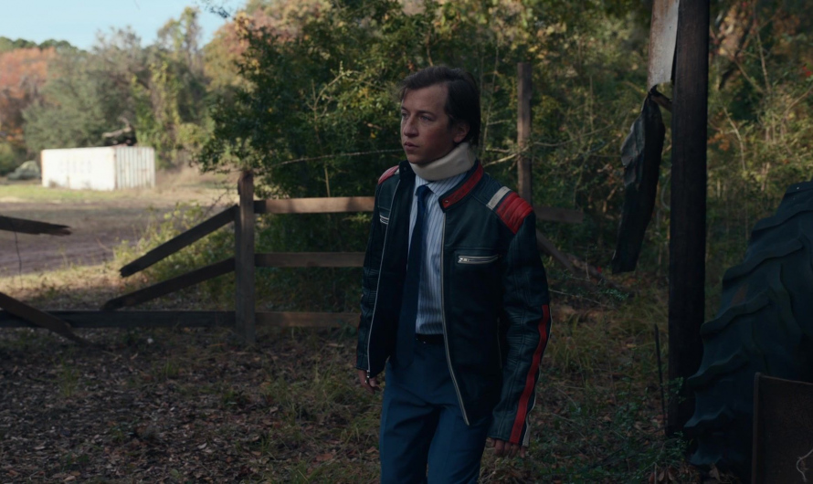 Leather Biker Jacket Worn by Skyler Gisondo as Gideon Gemstone