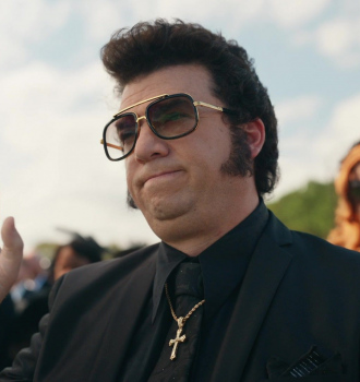 Square Frame Sunglasses Worn by Danny McBride as Jesse Gemstone Outfit The Righteous Gemstones TV Show