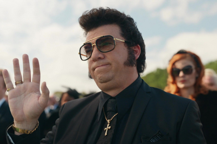 Square Frame Sunglasses Worn by Danny McBride as Jesse Gemstone Outfit The Righteous Gemstones TV Show