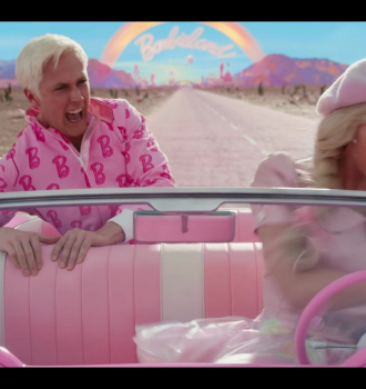 Pink Jacket Worn by Ryan Gosling as Ken Outfit Barbie (2023) Movie