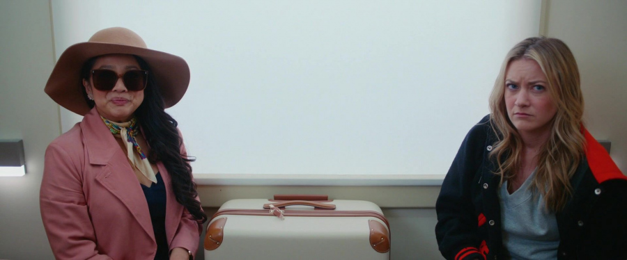 oversized square frame sunglasses - Stephanie Hsu (Kat Huang) - Joy Ride (2023) Movie