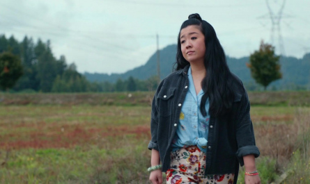 Corduroy Shirt Worn by Actress Sherry Cola as Lolo Outfit Joy Ride (2023) Movie