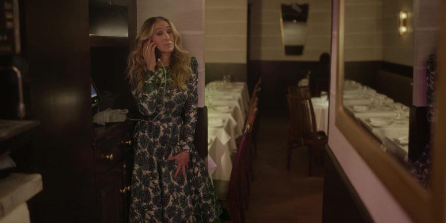 floral print dress - Sarah Jessica Parker (Carrie Bradshaw) - And Just Like That... TV Show