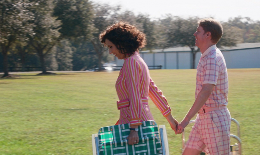 Pink Checkered Shirt and Shorts Set of Tim Baltz as Benjamin Jason “BJ” Barnes