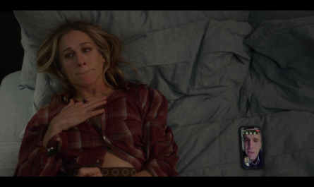 Red Plaid Shirt Worn by Sarah Jessica Parker as Carrie Bradshaw Outfit And Just Like That... TV Show