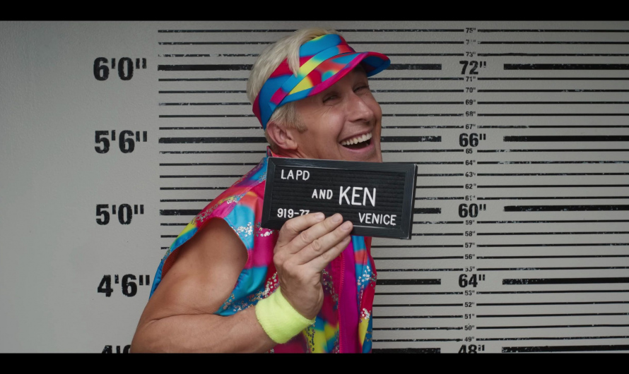 Tie-dye Visor Cap of Ryan Gosling as Ken
