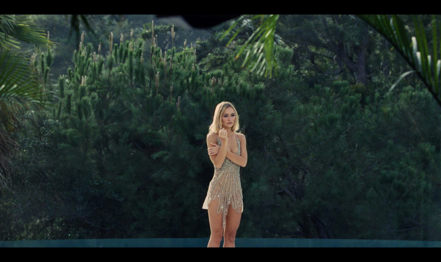 Sequin Mini Dress Worn by Lily-Rose Depp as Jocelyn