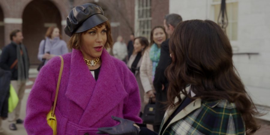 leather black cap - Nicole Ari Parker (Lisa Todd Wexley) - And Just Like That... TV Show