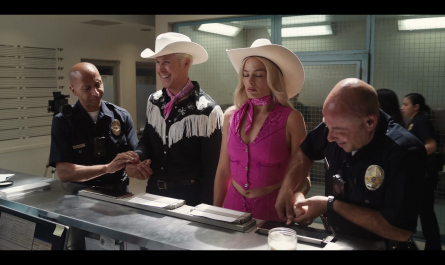 Black Western Fringe Shirt Worn by Ryan Gosling as Ken Outfit Barbie (2023) Movie