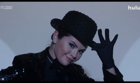 Black Embellished Hat of Selena Gomez as Mabel Mora Outfit Only Murders in the Building TV Show