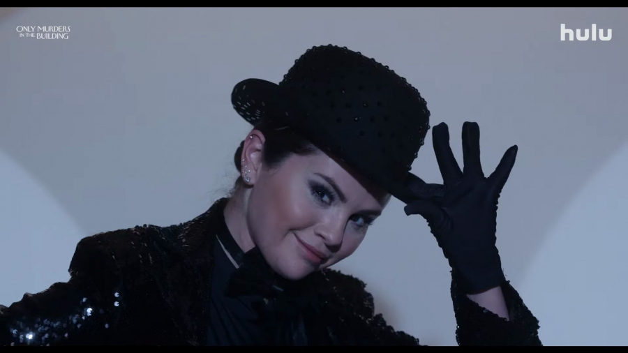 Black Embellished Hat of Selena Gomez as Mabel Mora