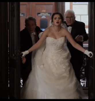 Bridal Dress of Selena Gomez as Mabel Mora Outfit Only Murders in the Building TV Show
