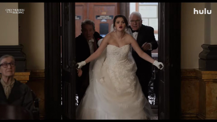 bridal dress - Selena Gomez (Mabel Mora) - Only Murders in the Building TV Show