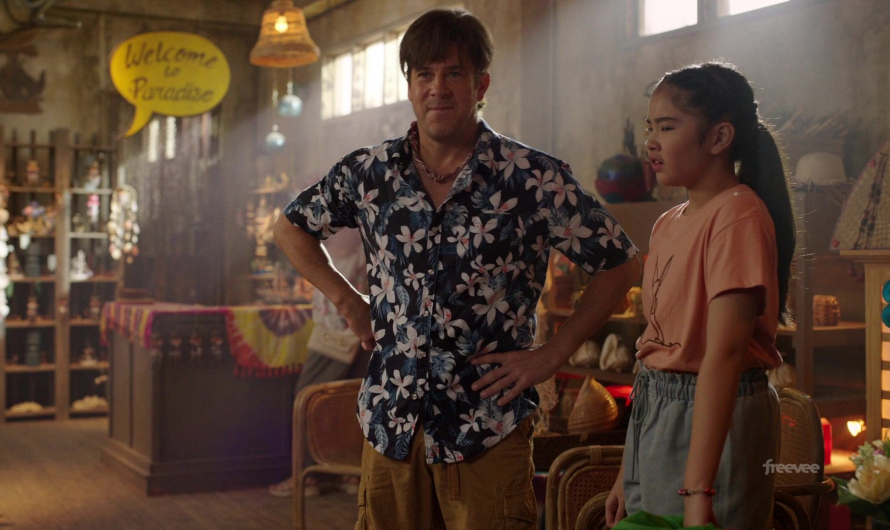 Floral Print Short Sleeve Shirt Worn by Christian Kane as Alex Walker