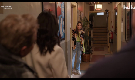 Printed Faux Fur Vest Worn by Ashley Park Outfit Only Murders in the Building TV Show