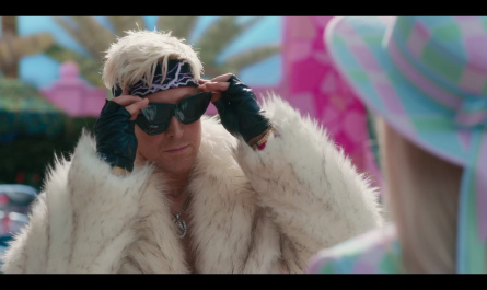 Fur Coat of Ryan Gosling as Ken Outfit Barbie (2023) Movie