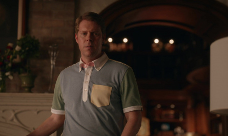 Multicolor Short Sleeve Shirt Worn by Tim Baltz as Benjamin Jason "BJ" Barnes Outfit The Righteous Gemstones TV Show