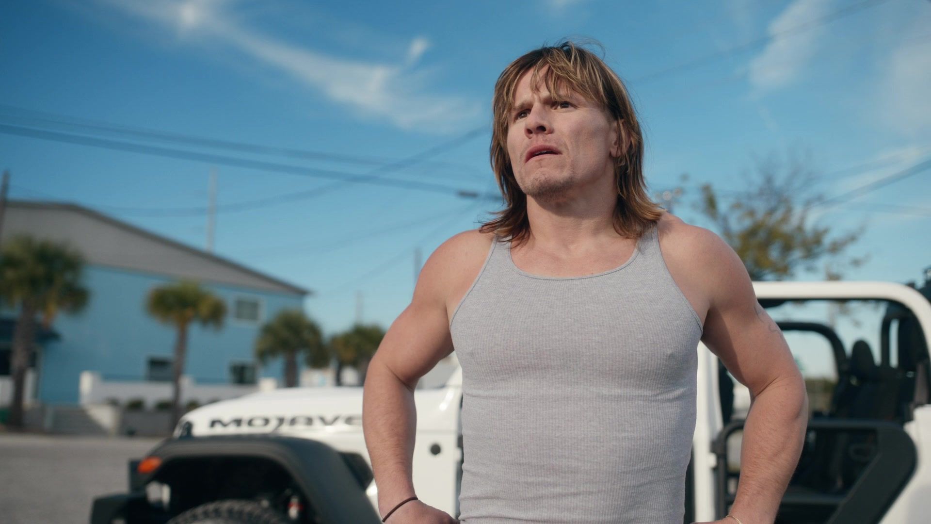 Grey Tank Top Worn by Tony Cavalero as Keefe Chambers